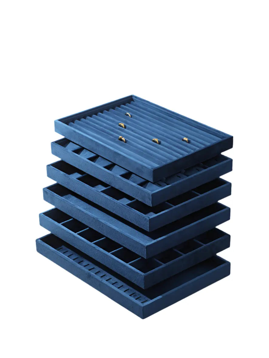 High-end Jewelry Storage Tray Custom Light Luxury Ring Necklace Jewelry Viewing Display Tray Jim Display