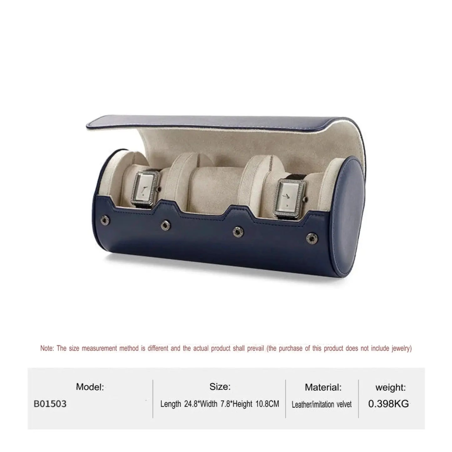 Watch Storage Box, Watch Box, Dustproof, Portable, Travel, Leather Watch, Quartz Watch, Storage Box Jim Display