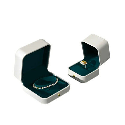 Jewelry Box, PU Suede Interior, Ring Box, Earrings, Necklaces, Bracelets, Storage Boxes, Jewelry Gift Boxes Jim Display