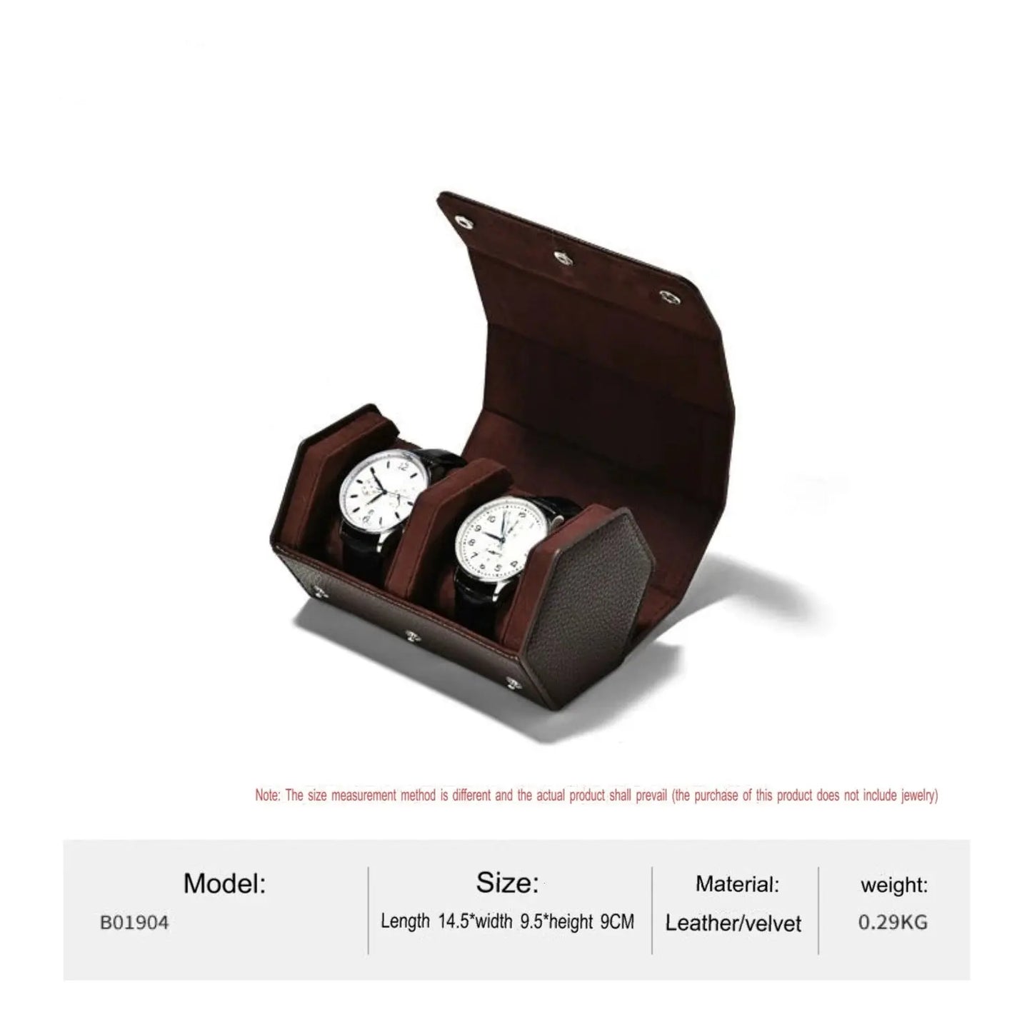 Watch Storage Box, Watch Box, Dustproof, Portable, Travel, Leather Watch, Quartz Watch, Storage Box Jim Display