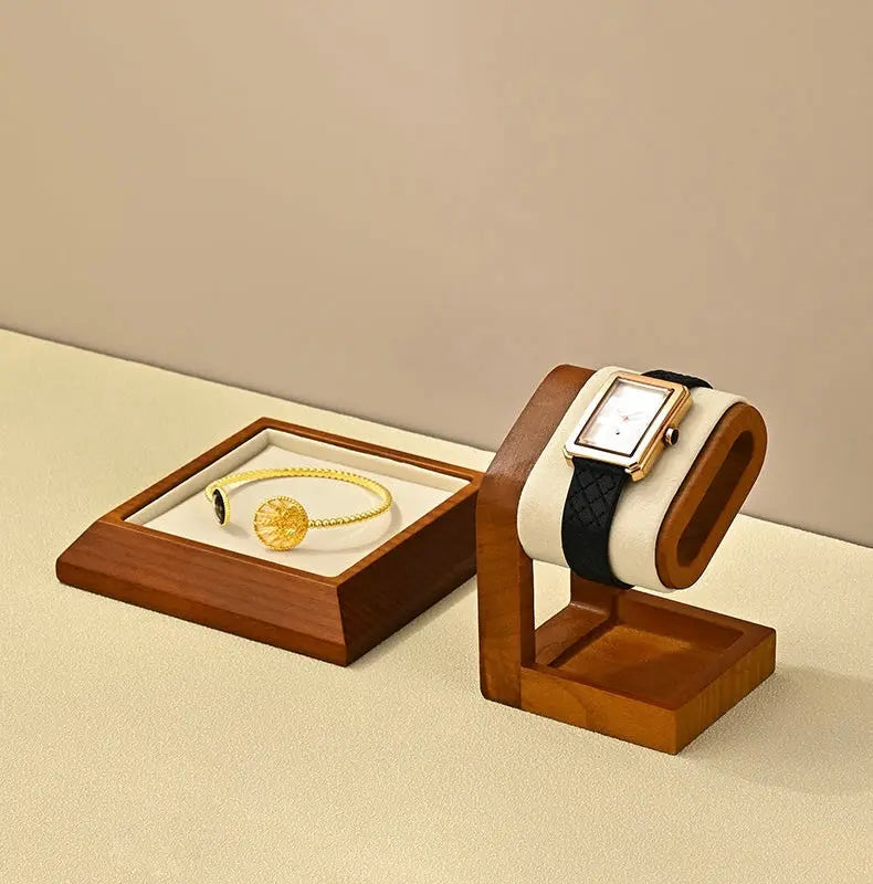 Luxury watch display stand, solid wood watch counter, window watch display, watch display props Jim Display