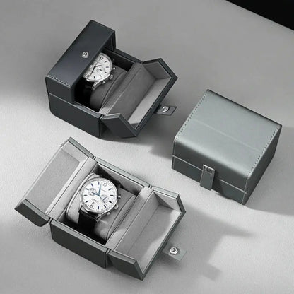 Watch box PU leather portable folio watch storage box watch box watch box travel case watch packaging box Jim Display