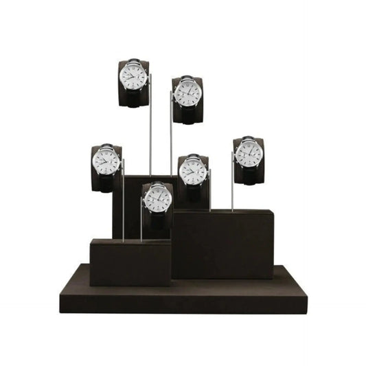 High-end watch display stand, microfiber watch display stand, counter display watch display props Jim Display