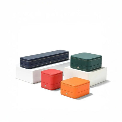 High-end Engagement Ring Box, Necklace, Bracelet, Jewelry Storage Box, Gift Jewelry Box, Three Gold Storage Box Jim Display
