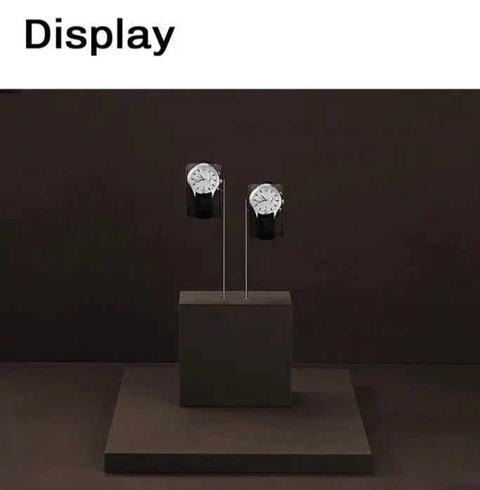 High-end watch display stand, microfiber watch display stand, counter display watch display props Jim Display