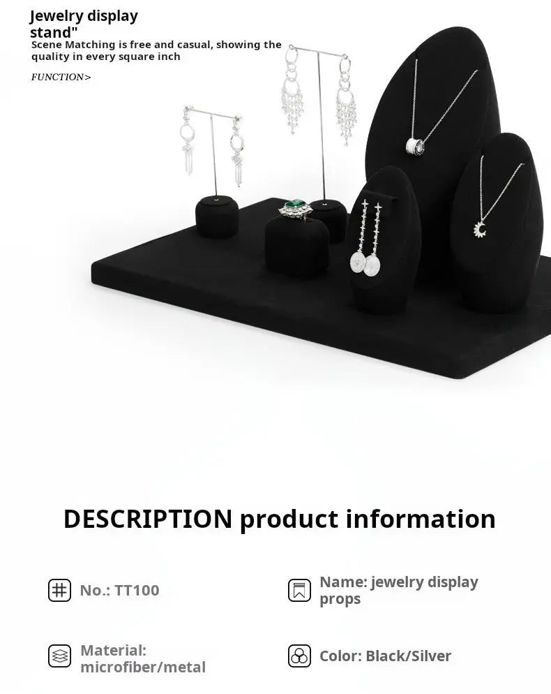 Jewelry display stand necklace earrings ring jewelry display props counter high-end jewelry display Jim Display