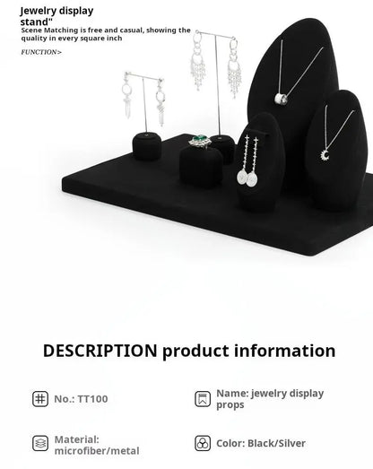 Jewelry display stand necklace earrings ring jewelry display props counter high-end jewelry display Jim Display