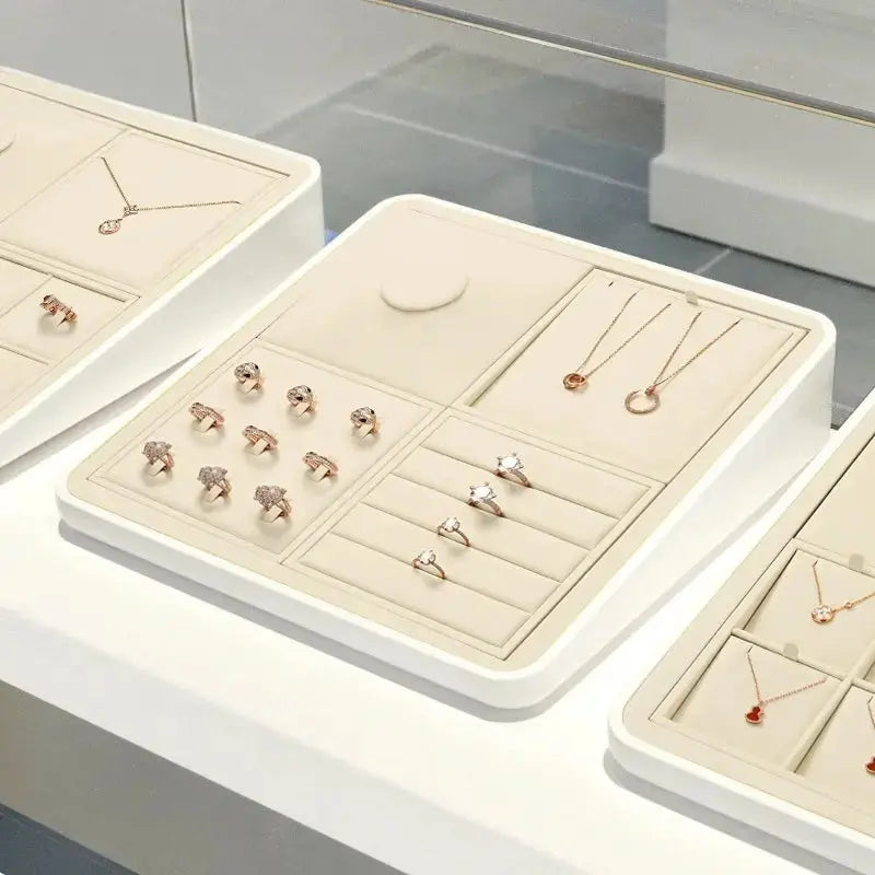 High Jewelry Display Props Necklace Ring Earrings Jewelry Tray Counter Jewelry Display Stand Jim Display