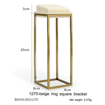 Luxury Off-white Jewelry Window Display Jim Display