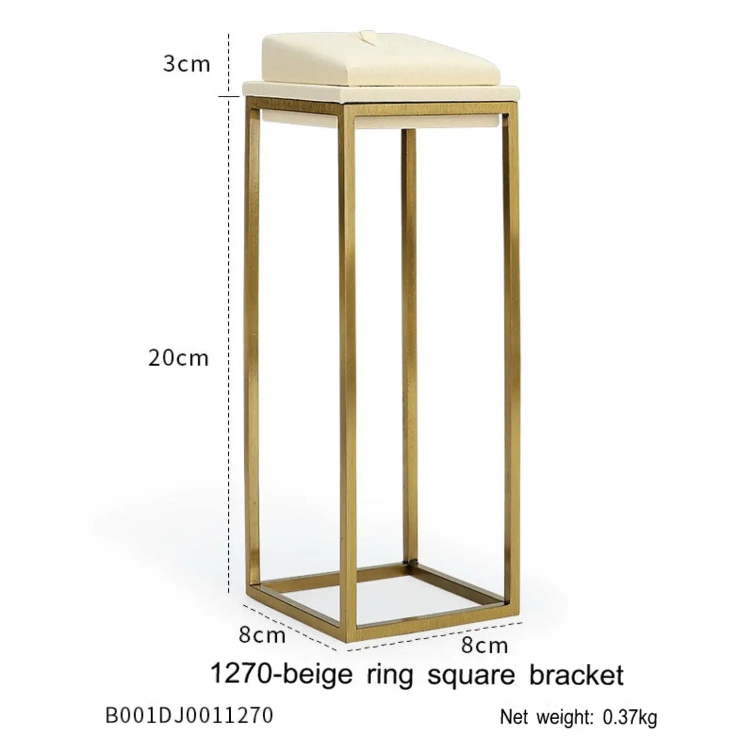 Luxury Off-white Jewelry Window Display Jim Display