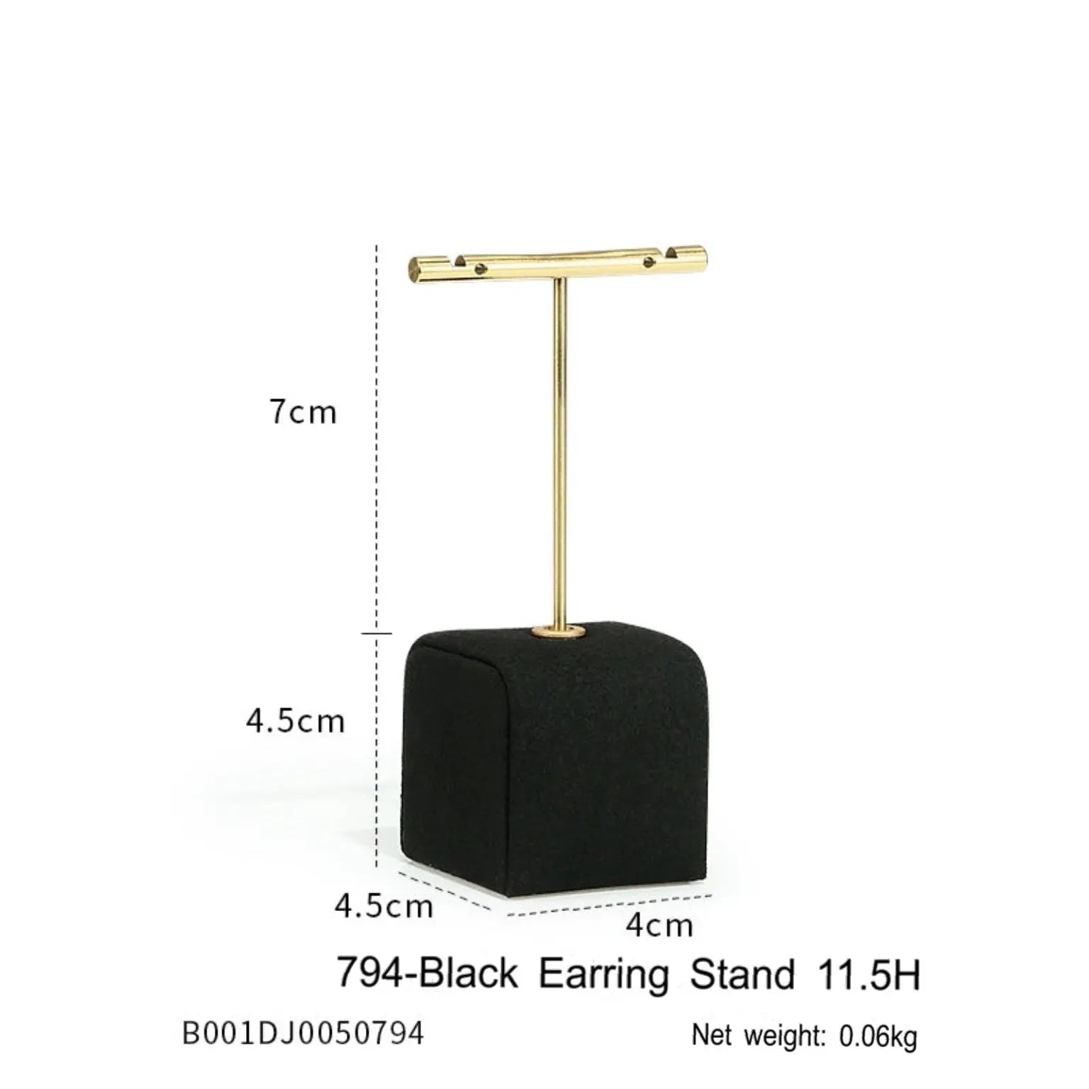Black jewelry counter display props, necklaces, rings, earrings, studs, bracelets, jewelry display racks Jim Display