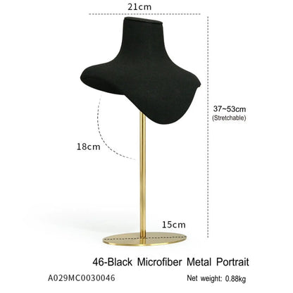 Black jewelry counter display props, necklaces, rings, earrings, studs, bracelets, jewelry display racks Jim Display