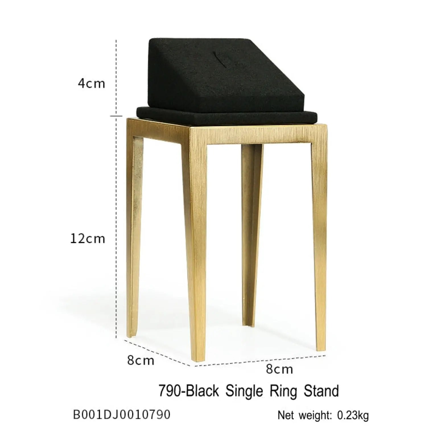 Black jewelry counter display props, necklaces, rings, earrings, studs, bracelets, jewelry display racks Jim Display