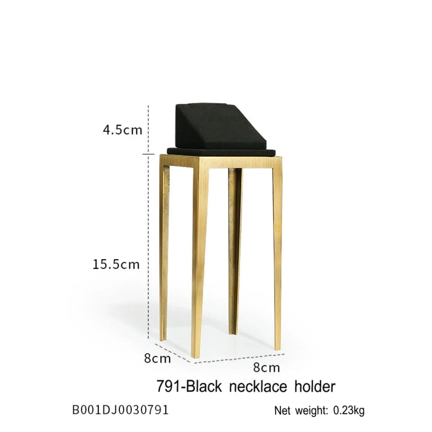 Black jewelry counter display props, necklaces, rings, earrings, studs, bracelets, jewelry display racks Jim Display
