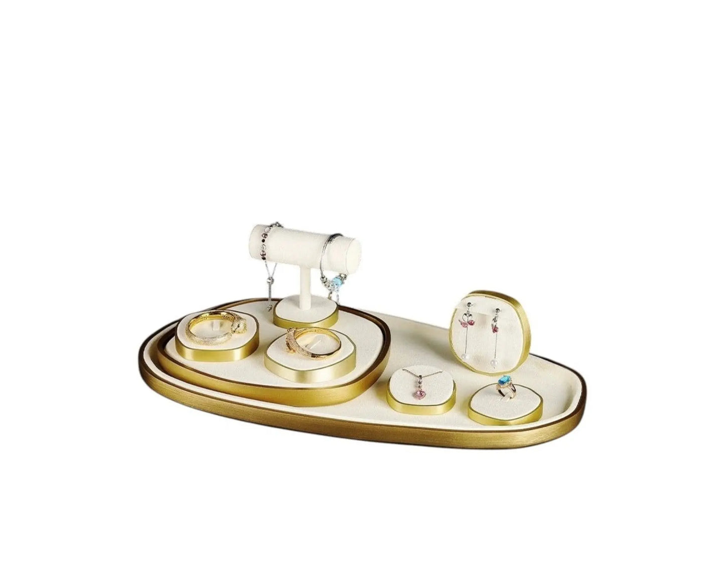 Jewellery display, light luxury window decoration tray set jewelry props Jim Display