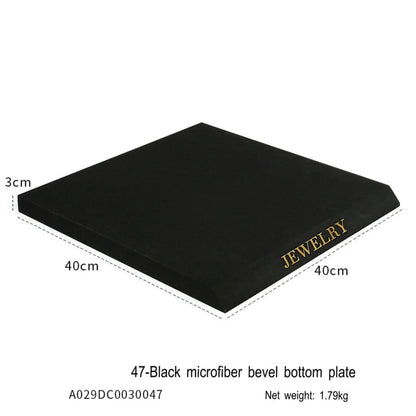 Black jewelry counter display props, necklaces, rings, earrings, studs, bracelets, jewelry display racks Jim Display