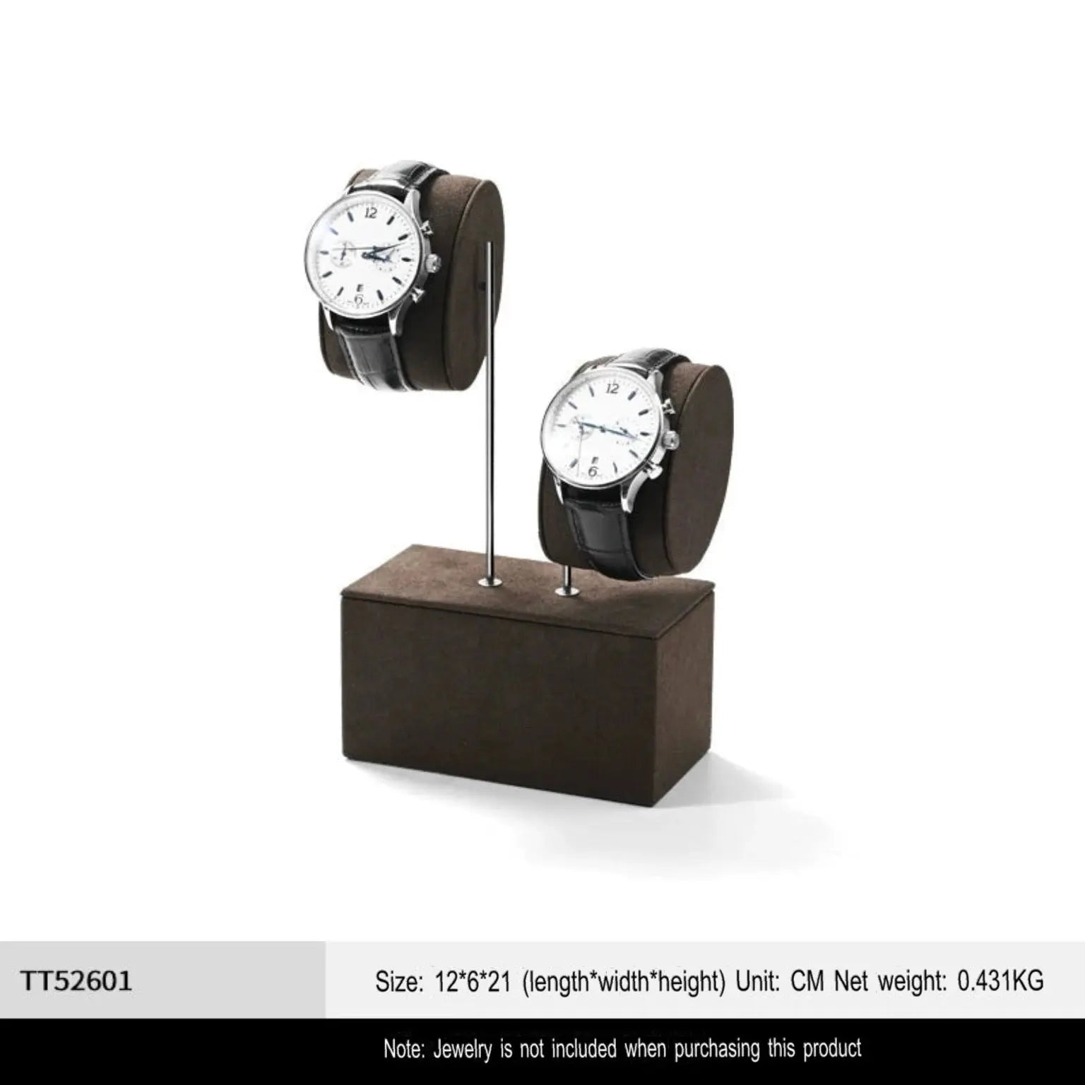 High-end watch display stand, microfiber watch display stand, counter display watch display props Jim Display