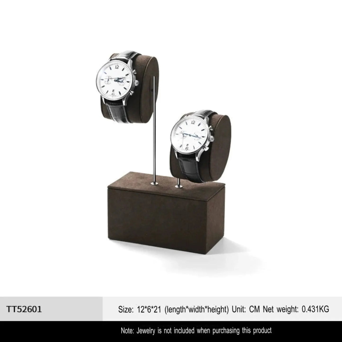 High-end watch display stand, microfiber watch display stand, counter display watch display props Jim Display
