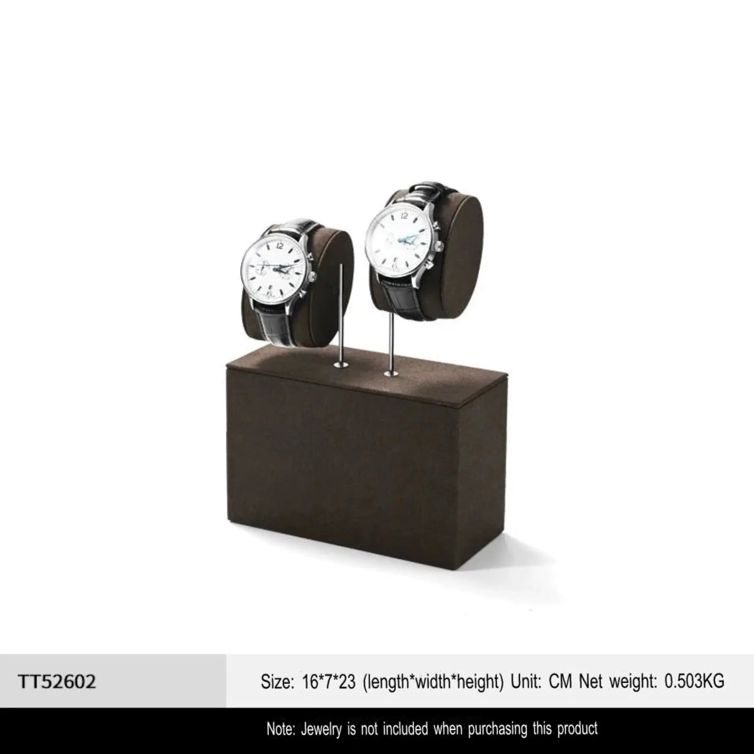 High-end watch display stand, microfiber watch display stand, counter display watch display props Jim Display