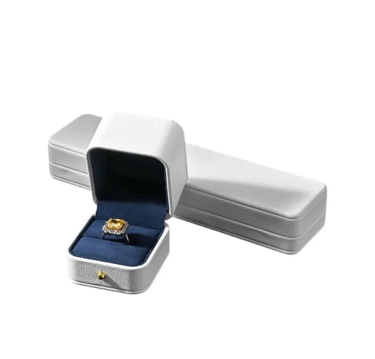 Ring box high-end jewelry box earrings necklace bracelet packaging box jewelry storage gift box Jim Display