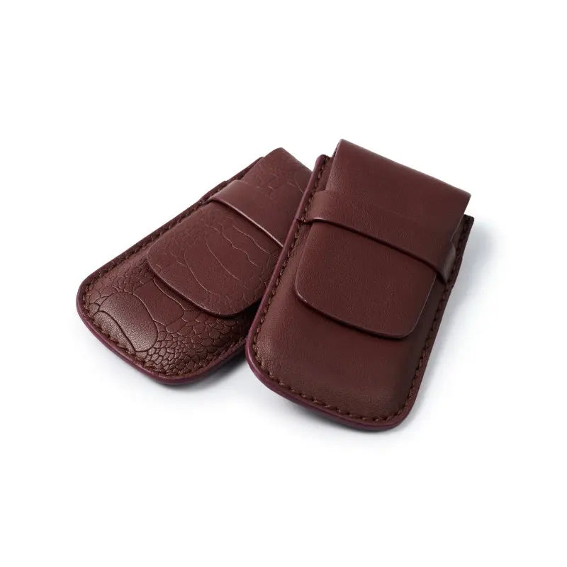 High-end leather watch storage bag, portable carry-on watch storage bag, travel watch bag, protective bag Jim Display