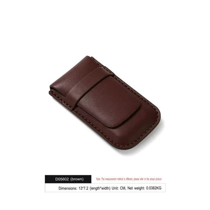 High-end leather watch storage bag, portable carry-on watch storage bag, travel watch bag, protective bag Jim Display