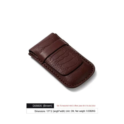 High-end leather watch storage bag, portable carry-on watch storage bag, travel watch bag, protective bag Jim Display