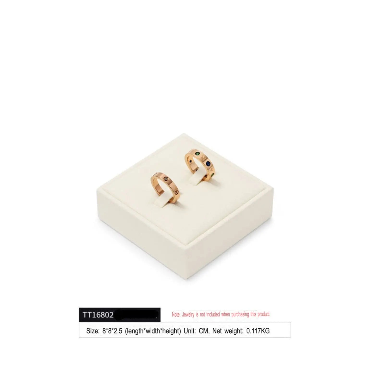 Jewelry display props, modern light luxury, microfiber display Jim Display