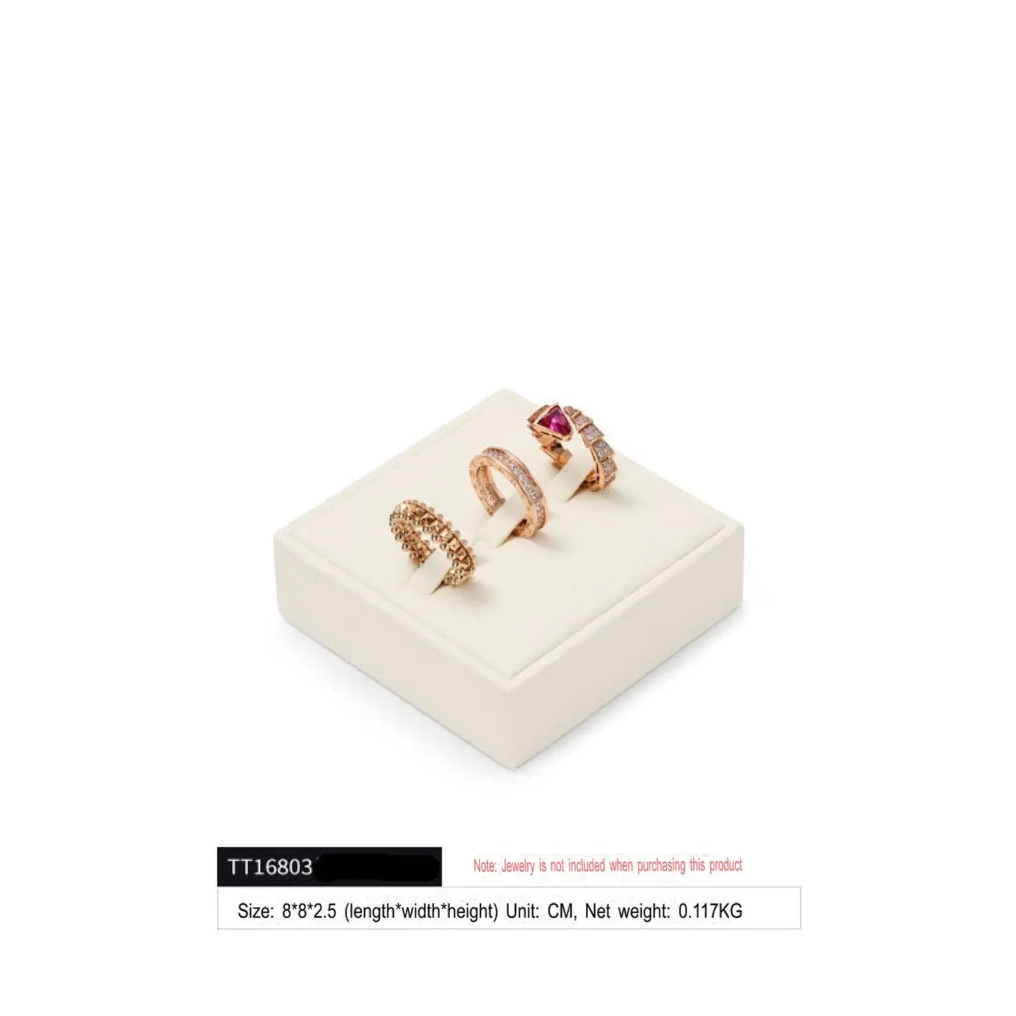 Jewelry display props, modern light luxury, microfiber display Jim Display