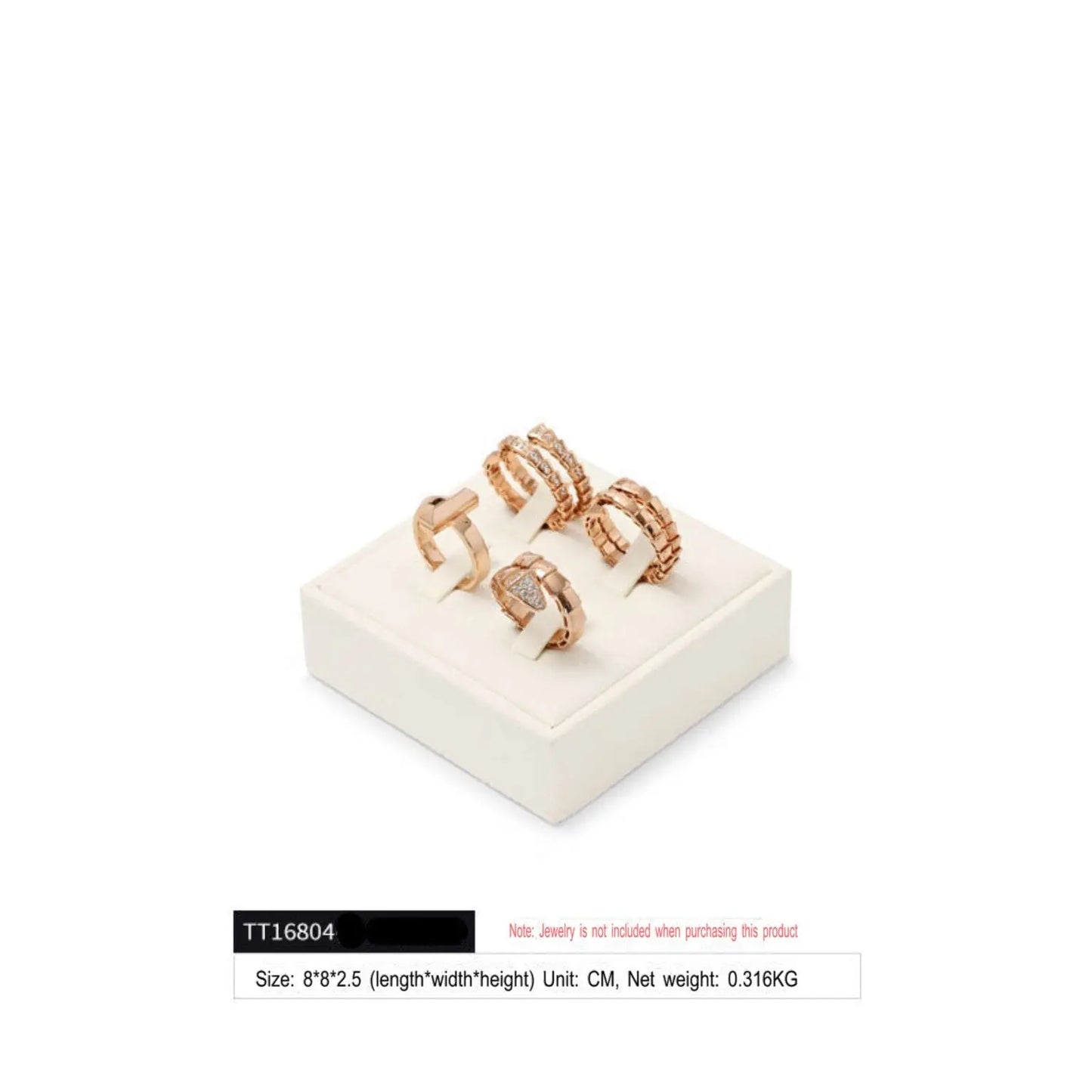 Jewelry display props, modern light luxury, microfiber display Jim Display