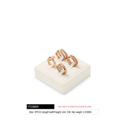 Jewelry display props, modern light luxury, microfiber display Jim Display