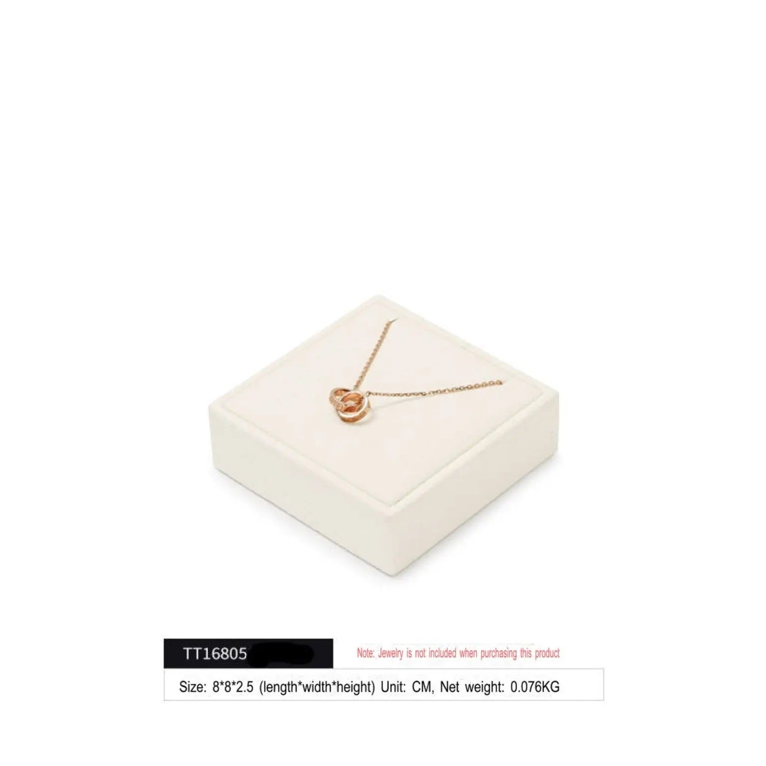 Jewelry display props, modern light luxury, microfiber display Jim Display