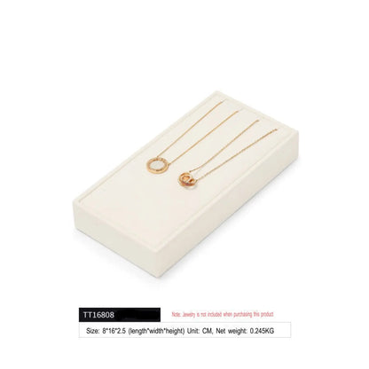 Jewelry display props, modern light luxury, microfiber display Jim Display