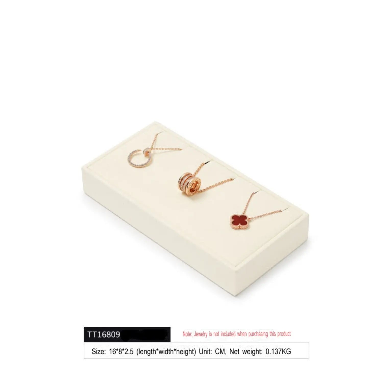 Jewelry display props, modern light luxury, microfiber display Jim Display