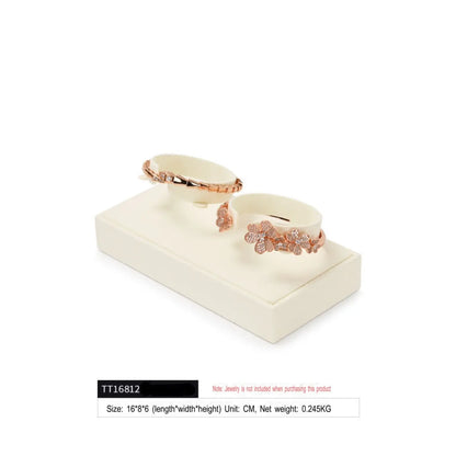 Jewelry display props, modern light luxury, microfiber display Jim Display