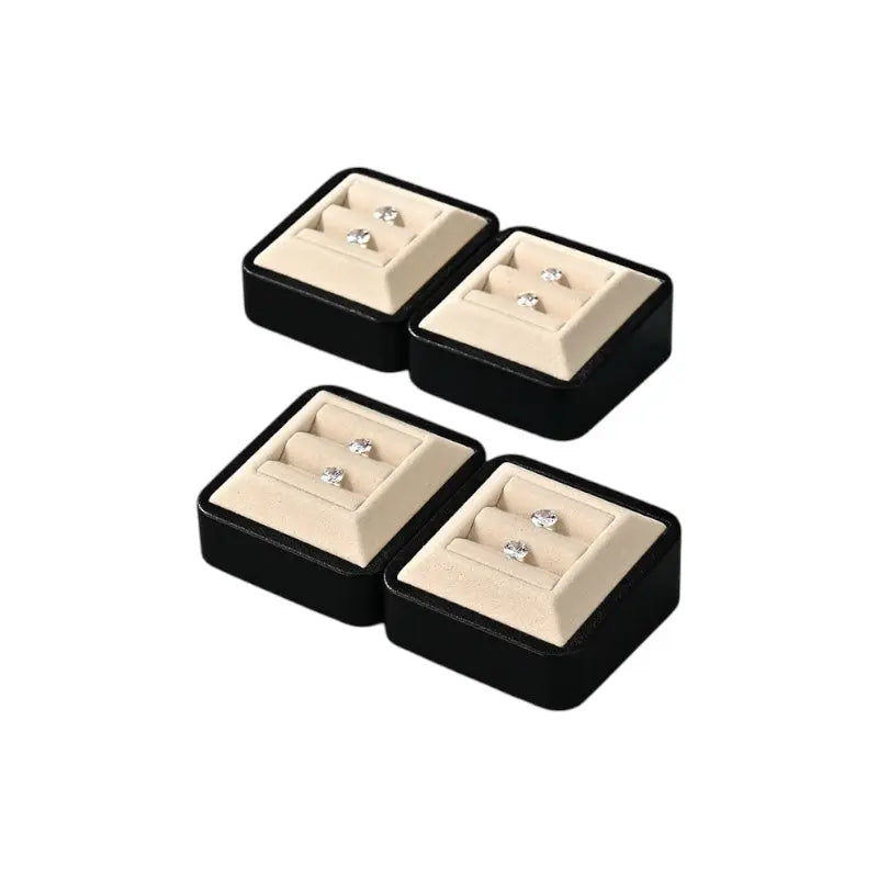 Light Luxury Jewelry Tray Ring Earrings Microfiber Loose Diamond Beads Display Props Jewelry Look Pallet Jim Display