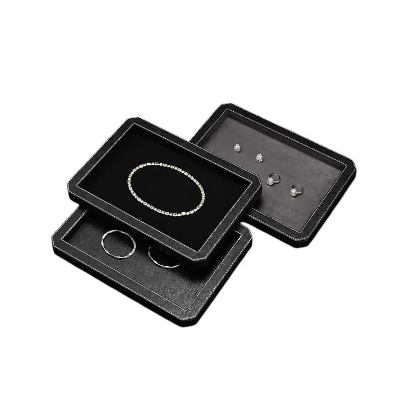 Octangle Jewelry Tray Display Tray Ring Necklace Pendant Flannel Storage Tray Jim Display