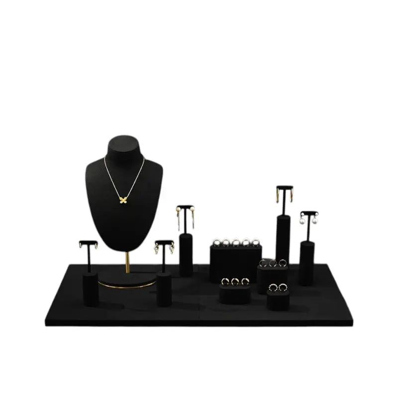 Luxury jewelry display shelf, rings, earrings, necklaces, jewelry display props, window display shelves Jim Display