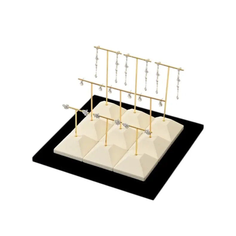 High Jewelry Display Stand, Metal Earrings, Earrings, Rings, Display Stands, Counter Display Props Jim Display