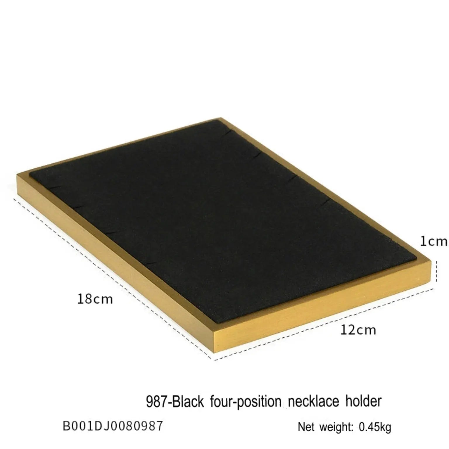 Jewelry props black high-grade microfiber metal jewelry display props necklace display shelf, ring earrings display shelf Jim Display