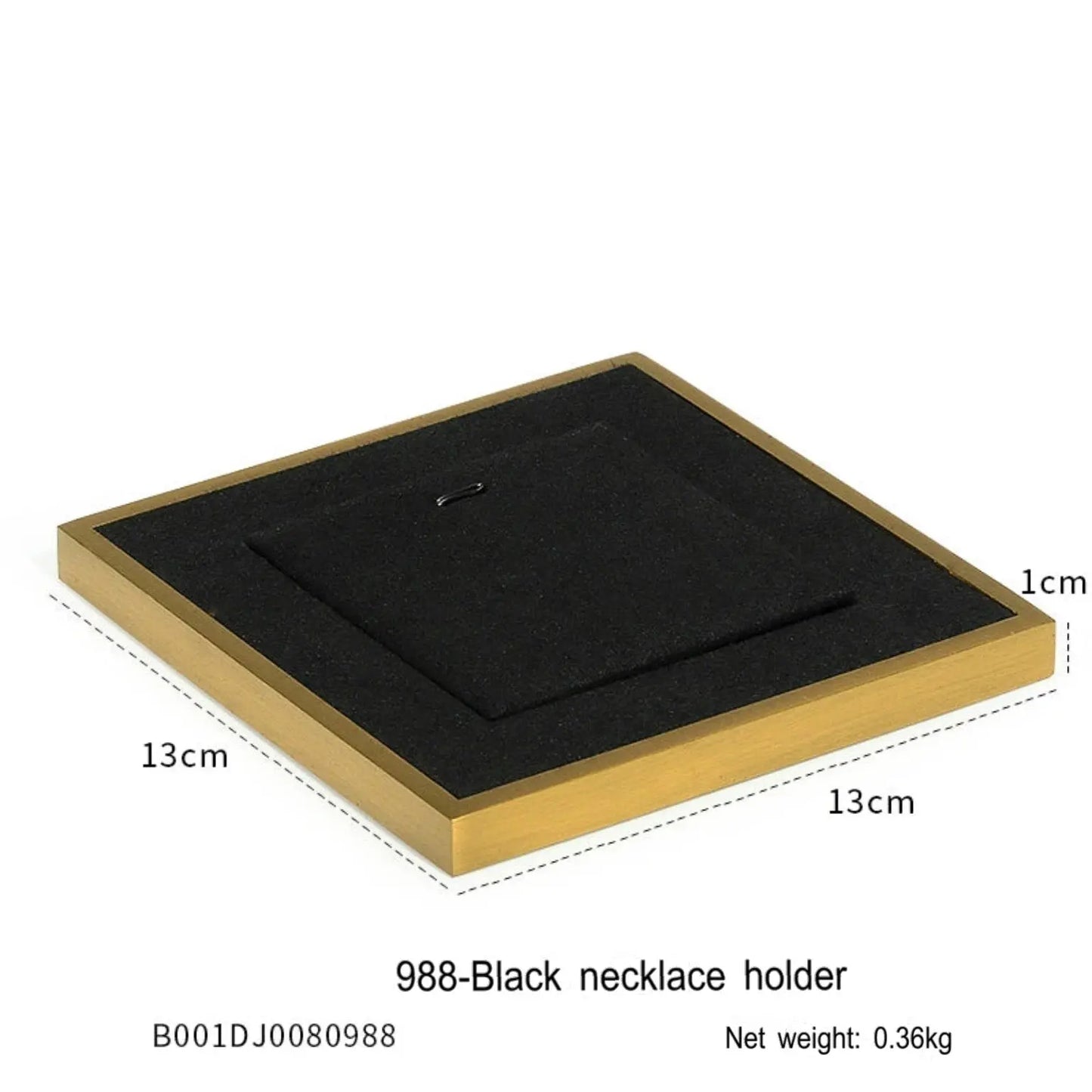 Jewelry props black high-grade microfiber metal jewelry display props necklace display shelf, ring earrings display shelf Jim Display