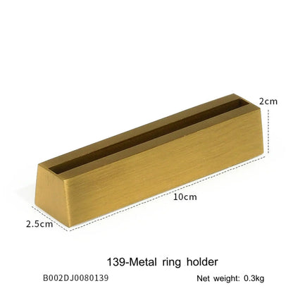 Jewelry props black high-grade microfiber metal jewelry display props necklace display shelf, ring earrings display shelf Jim Display