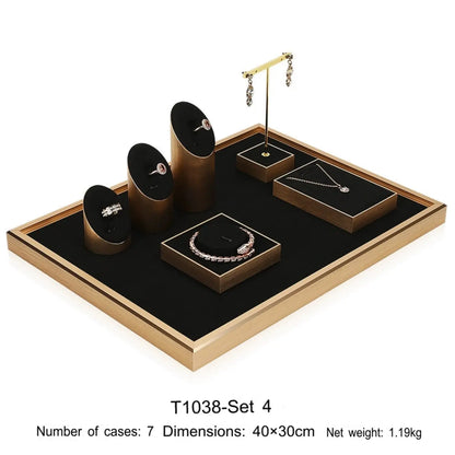 Jewellery display display tray props, rings, pendants, bracelets, earrings, display shelves, jewelry shooting props Jim Display
