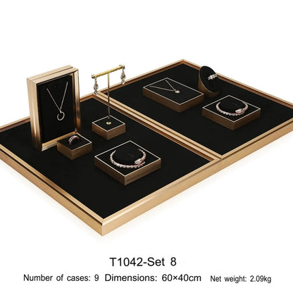 Jewellery display display tray props, rings, pendants, bracelets, earrings, display shelves, jewelry shooting props Jim Display
