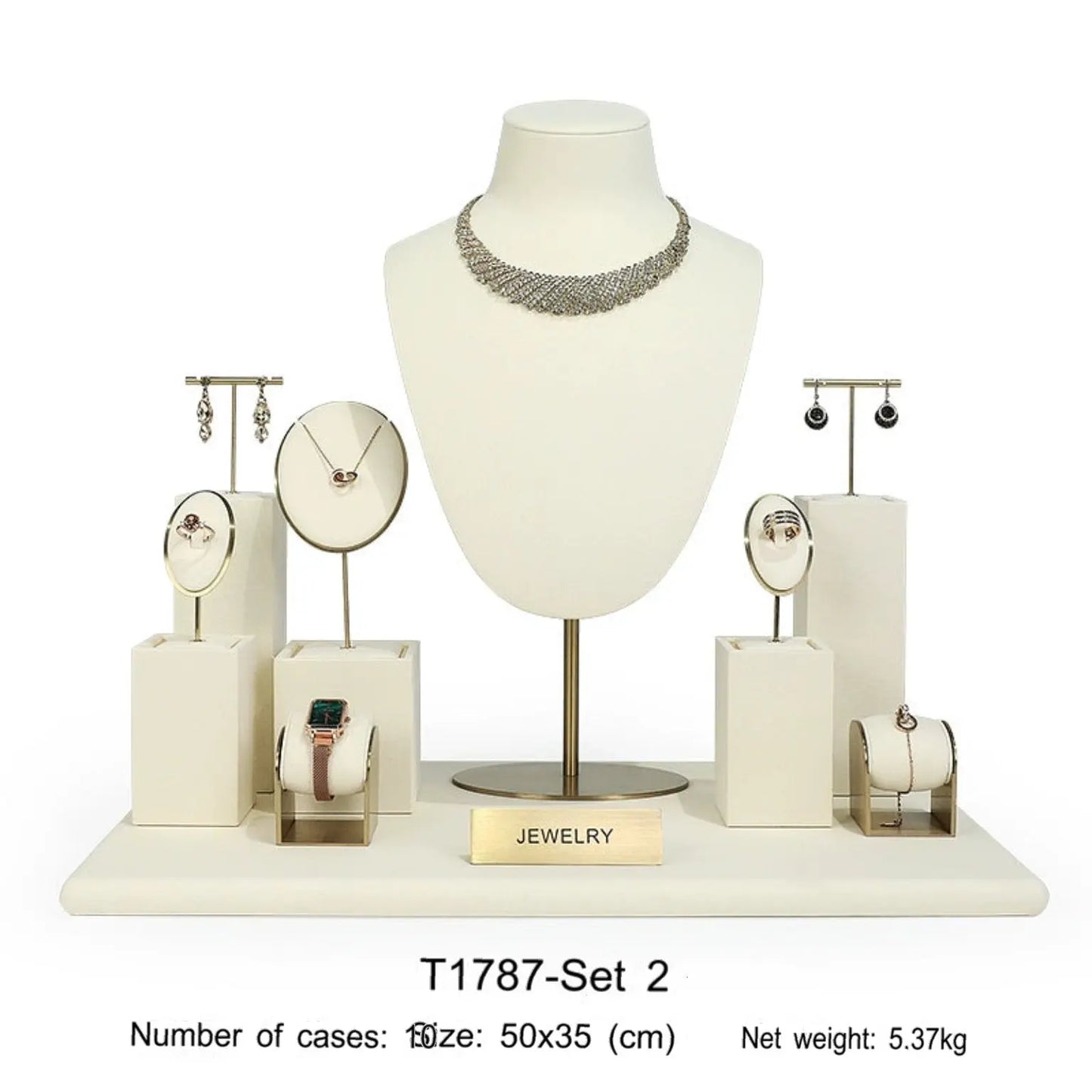Metal Jewelry Display Stand Set Rings, Necklaces, Earrings, Bracelets, Storage Racks, Jewelry, Window Jewelry, Jewelry Display Props Jim Display