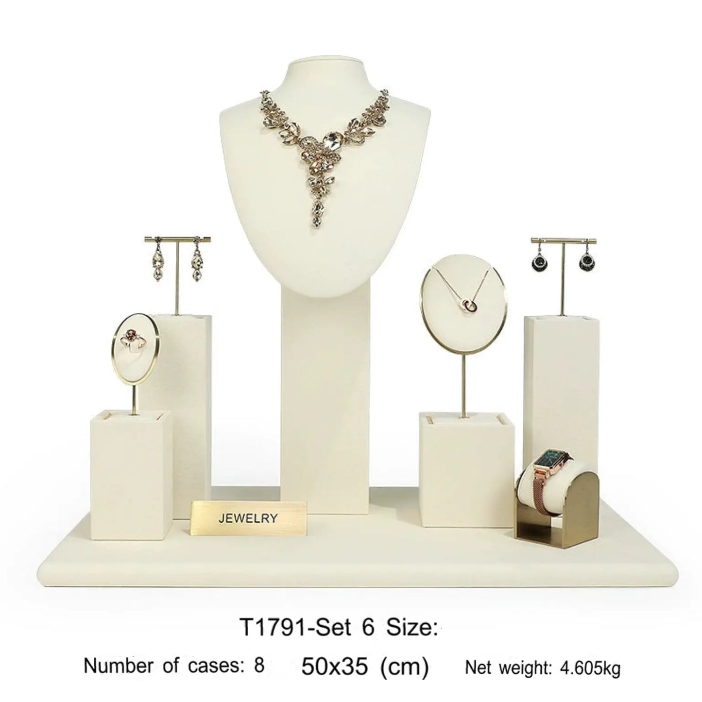 Metal Jewelry Display Stand Set Rings, Necklaces, Earrings, Bracelets, Storage Racks, Jewelry, Window Jewelry, Jewelry Display Props Jim Display