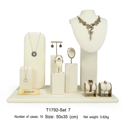Metal Jewelry Display Stand Set Rings, Necklaces, Earrings, Bracelets, Storage Racks, Jewelry, Window Jewelry, Jewelry Display Props Jim Display