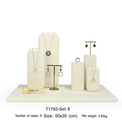 Metal Jewelry Display Stand Set Rings, Necklaces, Earrings, Bracelets, Storage Racks, Jewelry, Window Jewelry, Jewelry Display Props Jim Display