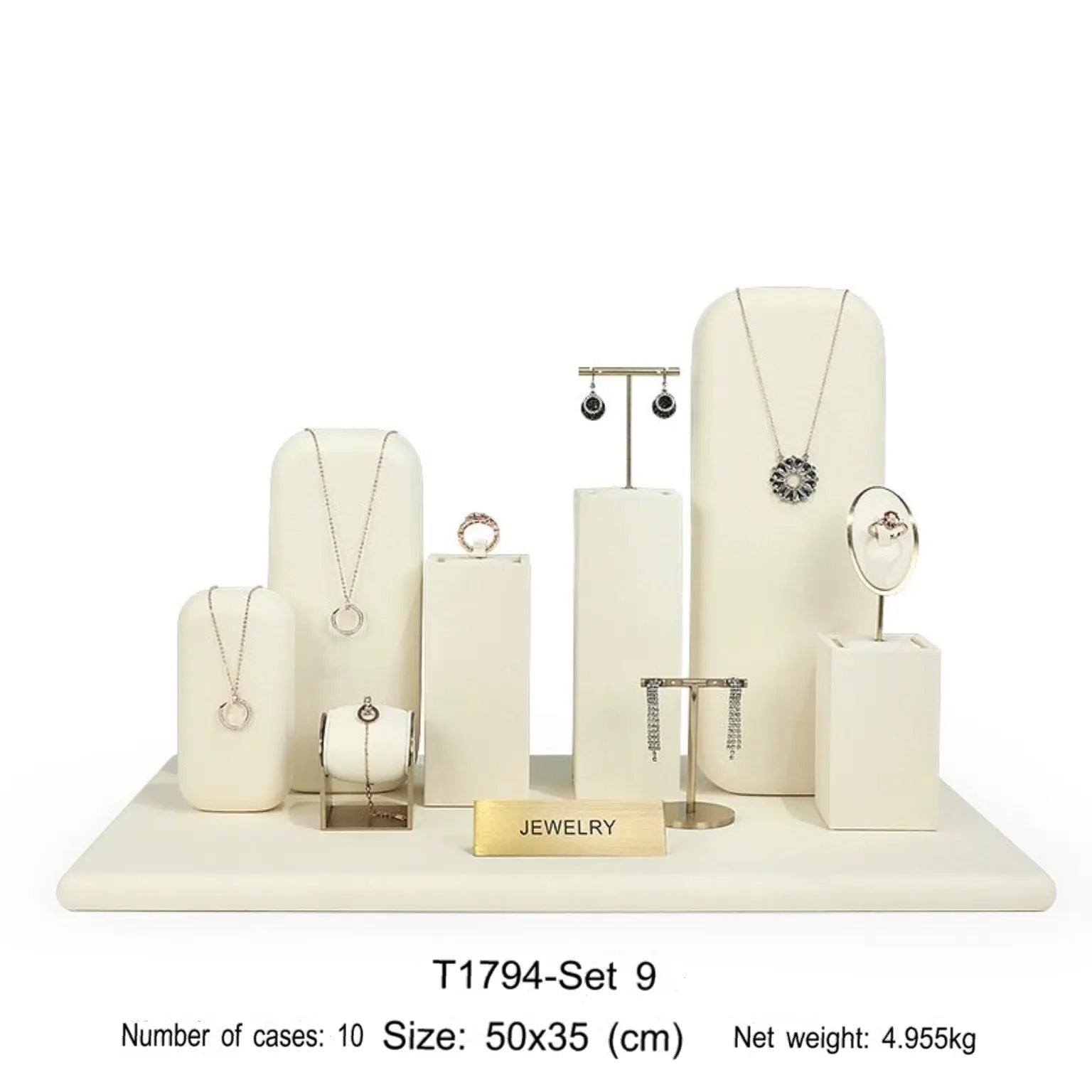 Metal Jewelry Display Stand Set Rings, Necklaces, Earrings, Bracelets, Storage Racks, Jewelry, Window Jewelry, Jewelry Display Props Jim Display