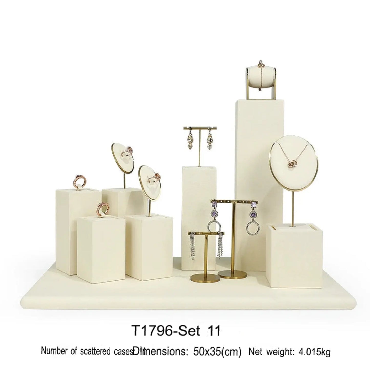 Metal Jewelry Display Stand Set Rings, Necklaces, Earrings, Bracelets, Storage Racks, Jewelry, Window Jewelry, Jewelry Display Props Jim Display